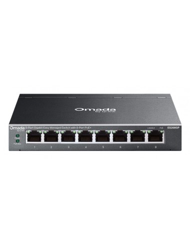 TP-Link Omada ES208GP мрежов суич...